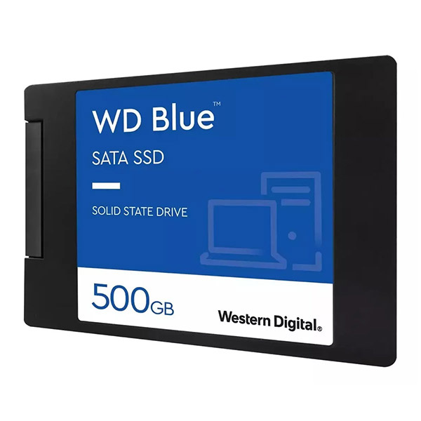 UNIDAD EN ESTADO SOLIDO WESTERN DIGITAL BLUE SA510, 500GB, SATA 6GB/S, 2.5", 7MM (WDS500G3B0A)