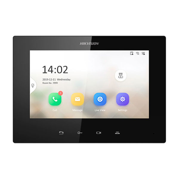 MONITOR VIDEO PORTERO 7 P/INTERIOR HIKVISION ECONOMICO BOTONERA (HK-DS-KH6220-LE1)