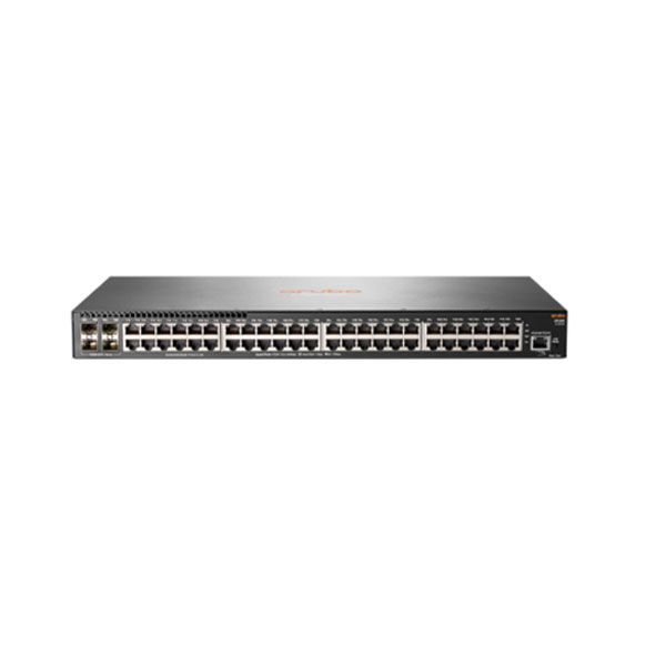 SWITCH GIGABIT ETHERNET HPE ARUBA 2930F, 48 RJ-45 GbE, 4 SFP+ 1/10 GbE, 32 W (JL254A)